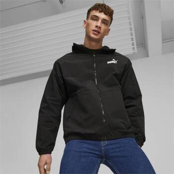 Kurtka z kapturem męska Puma WINDBREAKER czarna 67538701