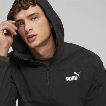 Kurtka z kapturem męska Puma WINDBREAKER czarna 67538701