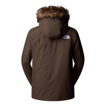 Kurtka z kapturem męska The North Face ZANECK brązowa NF0A4M8H1OI