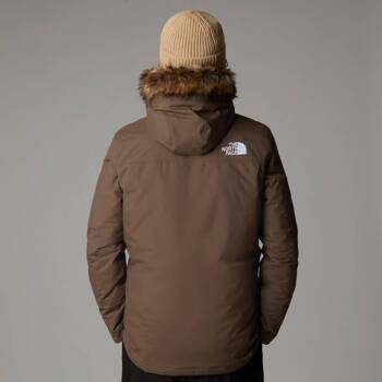 Kurtka z kapturem męska The North Face ZANECK brązowa NF0A4M8H1OI