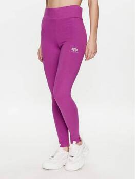 Legginsy damskie Alpha Industries BASIC SL fioletowe 116053-677