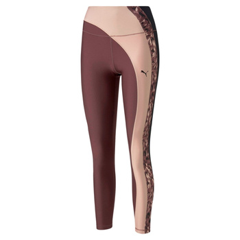 Legginsy damskie Puma SAFARI GLAM fioletowe 52224875