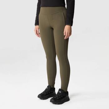 Legginsy damskie The North Face BRIDGEWAY HYBRID zielone NF0A7ULY21L