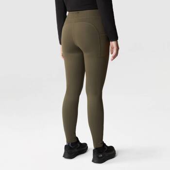 Legginsy damskie The North Face BRIDGEWAY HYBRID zielone NF0A7ULY21L