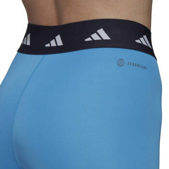 Legginsy damskie adidas TECHFIT 7/8 niebieskie HL6074