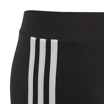 Legginsy dziewczęce adidas ESSENTIALS 3-STRIPES czarne IC3623