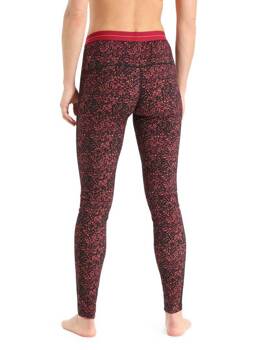 Legginsy termiczne damskie Icebreaker 200 OASIS bordowe IB0A56HY595