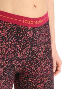 Legginsy termiczne damskie Icebreaker 200 OASIS bordowe IB0A56HY595