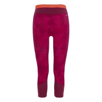 Legginsy termiczne damskie Salewa CRISTALLO WARM 3/4 różowe 00-0000028210_6360