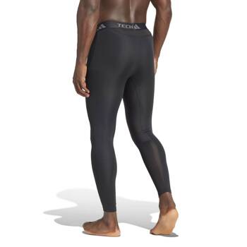 Legginsy treningowe męskie adidas TECHFIT czarne IN5590