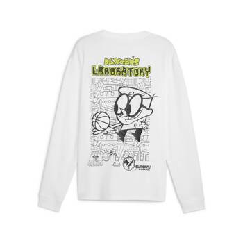 Longsleeve męski Puma DEXTER S LABORATORY biała 62533901