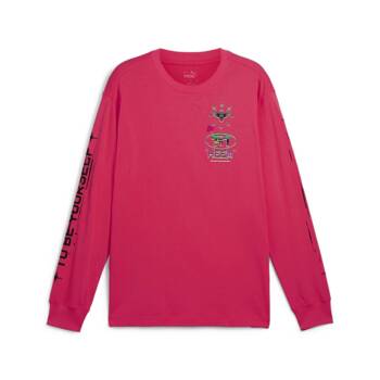 Longsleeve męski Puma MELO 1LOVE różowy 62778601