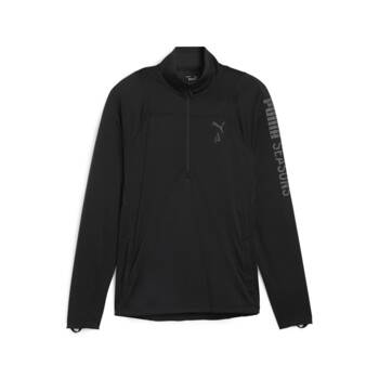 Longsleeve męski Puma SEASONS LS 1/4 ZIP czarny 52489101