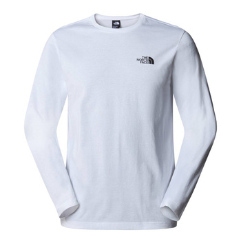 Longsleeve męski The North Face SIMPLE DOME biały NF0A87QNFN4