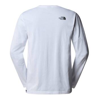 Longsleeve męski The North Face SIMPLE DOME biały NF0A87QNFN4