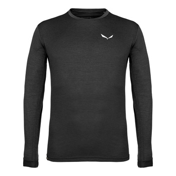 Longsleeve trekkingowy męski Salewa PUEZ MELANGE DRY czarny 00-0000027453_0911