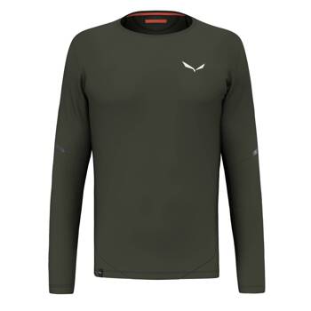 Longsleeve treningowy męski Salewa PEDROC DRY zielony 00-0000028578_5280