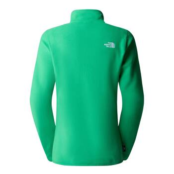 Polar damski The North Face 100 GLACIER 1/4 ZIP zielony NF0A855MPO8