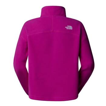 Polar damski The North Face 100 GLACIER CROPPED 1/4 ZIP różowy NF0A855N1I7