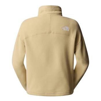 Polar damski The North Face 100 GLACIER CROPPED 1/4 ZIP zielony NF0A855NLK5