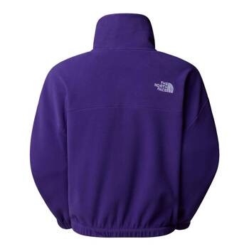 Polar damski The North Face 100 GLACIER HALF ZIP FLEECE fioletowy NF0A89J9NL4