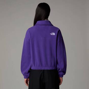 Polar damski The North Face 100 GLACIER HALF ZIP FLEECE fioletowy NF0A89J9NL4