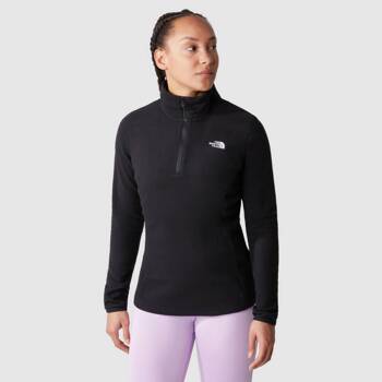 Polar damski The North Face RESOLVE FLEECE 1/4 ZIP czarny NF0A4SVX4H0