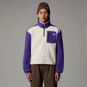 Polar damski The North Face YUMIORI 1/4 ZIP fioletowy NF0A88439IA