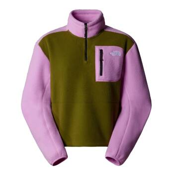 Polar damski The North Face YUMIORI 1/4 ZIP zielony NF0A88438UI