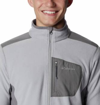 Polar męski Columbia KLAMATH RANGE FULL ZIP szary 2013604039