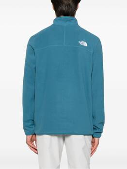 Polar męski The North Face 100 GLACIER 1/4 ZIP niebieski NF0A855WQ31