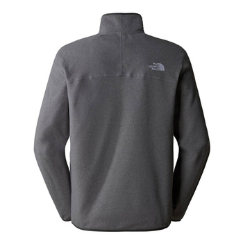 Polar męski The North Face 100 GLACIER 1/4 ZIP szary NF0A855W4HJ