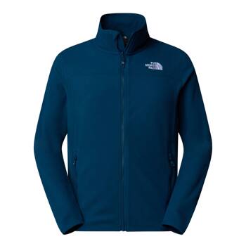 Polar męski The North Face 100 GLACIER FULL ZIP granatowy NF0A855X1NO