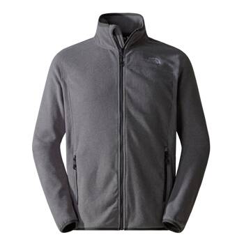 Polar męski The North Face 100 GLACIER FULL ZIP szary NF0A855X4HJ