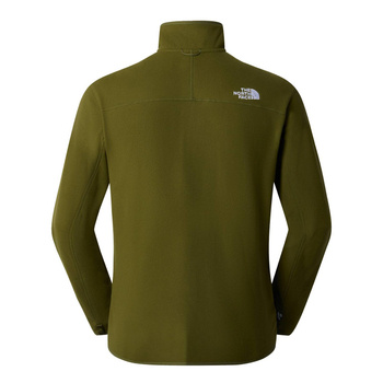 Polar męski The North Face 100 GLACIER FULL ZIP zielony NF0A855XPIB