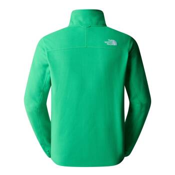 Polar męski The North Face 100 GLACIER FULL ZIP zielony NF0A855XPO8