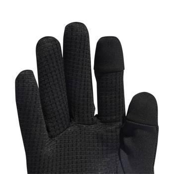 Rękawiczki do biegania unisex adidas RUN GLOVE czarne HY0670