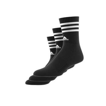 Skarpety Unisex adidas 3-Stripes Crew 3-Pack czarne IC1321