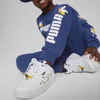 Spodnie dresowe dziecięce Puma SMALL WORLD TR niebieskie 67013216