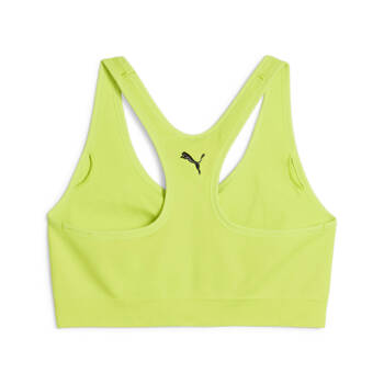 Stanik sportowy damski Puma 4KEEPS SHAPELUXE SEAMLESS żółty 52436139