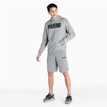 Szorty męskie Puma ESS SWEAT 10'' BERMUDAS TR szare 84724002