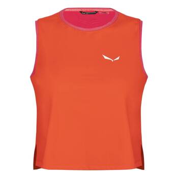 Tank top damski Salewa PEDROC DRY pomarańczowy 00-0000028322_4151