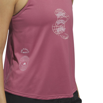 Tank top damski adidas GRAPHIC różowy HZ6006